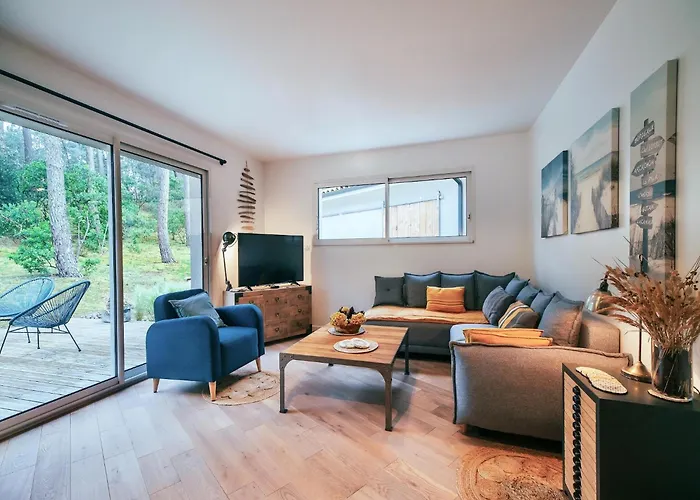 Chic Retreat By The Dunes Сasa de vacaciones Carcans